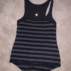 Lululemon run to first base tank
